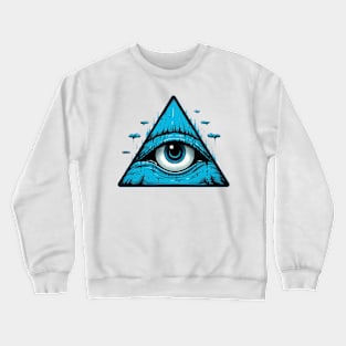 illuminati eye Crewneck Sweatshirt